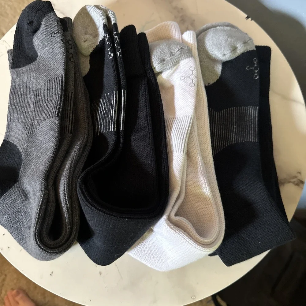 Tommie Copper Compression Socks 4 Pack. Women's Size 10-12.5 Over The Calf. New